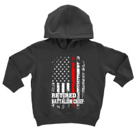 Retired Battalion Chief Shirt Firefighter Retirement Gift T Shirt Toddler Hoodie | Artistshot