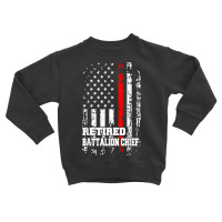 Retired Battalion Chief Shirt Firefighter Retirement Gift T Shirt Toddler Sweatshirt | Artistshot