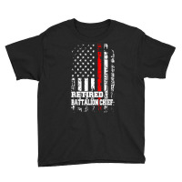 Retired Battalion Chief Shirt Firefighter Retirement Gift T Shirt Youth Tee | Artistshot