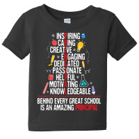 Principal   Highschool Elementary Headmaster Headmistress T Shirt Baby Tee | Artistshot