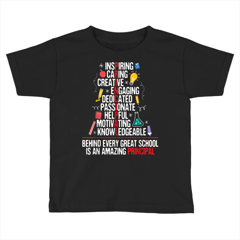 Principal   Highschool Elementary Headmaster Headmistress T Shirt Toddler T-shirt by cm-arts | Artistshot