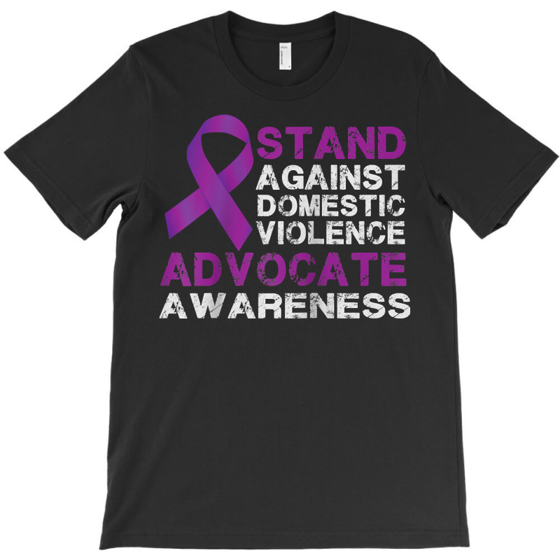 Stand Against Domestic Violence Advocate Awareness Raglan Baseball Tee T-shirt | Artistshot