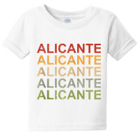 Retro Alicante, Spain Travel, Spain Pride, Alicante Zip Hoodie Baby Tee | Artistshot