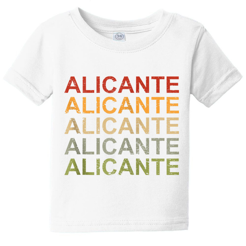 Retro Alicante, Spain Travel, Spain Pride, Alicante Zip Hoodie Baby Tee by cm-arts | Artistshot