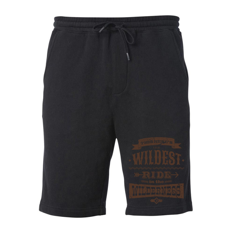 Big Thunder Mountain Wildest Ride Fleece Short | Artistshot