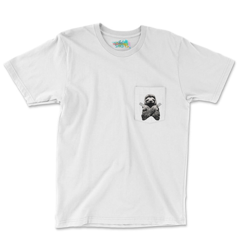 Slotherine Sloth Pocket T-shirt | Artistshot