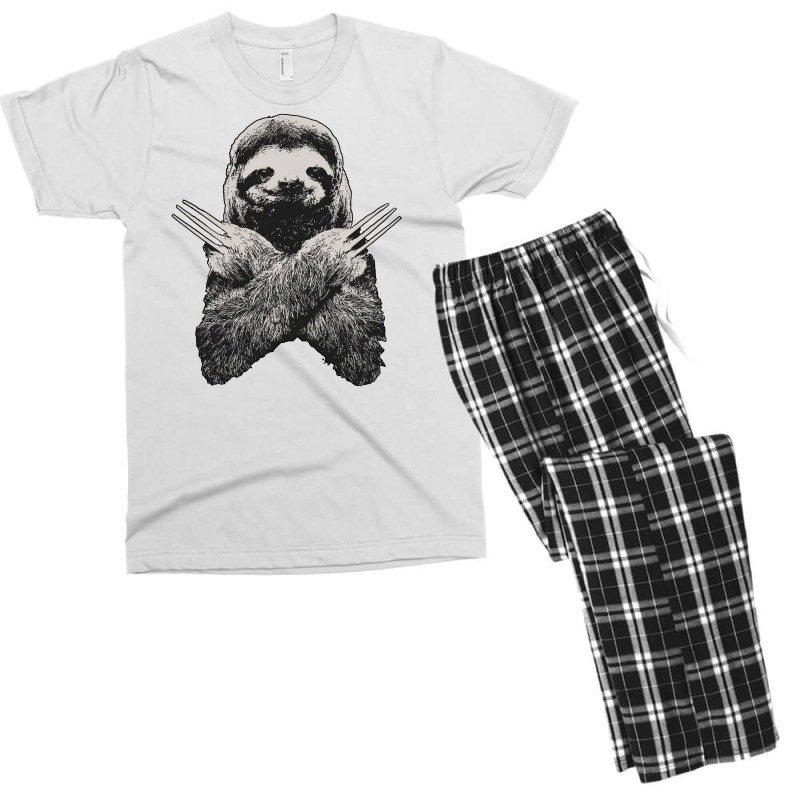 Slotherine Sloth Men's T-shirt Pajama Set | Artistshot