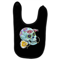 Mexican Calavera  Dia De Los Muertos  Day Of Dead Premium T Shirt Baby Bibs | Artistshot