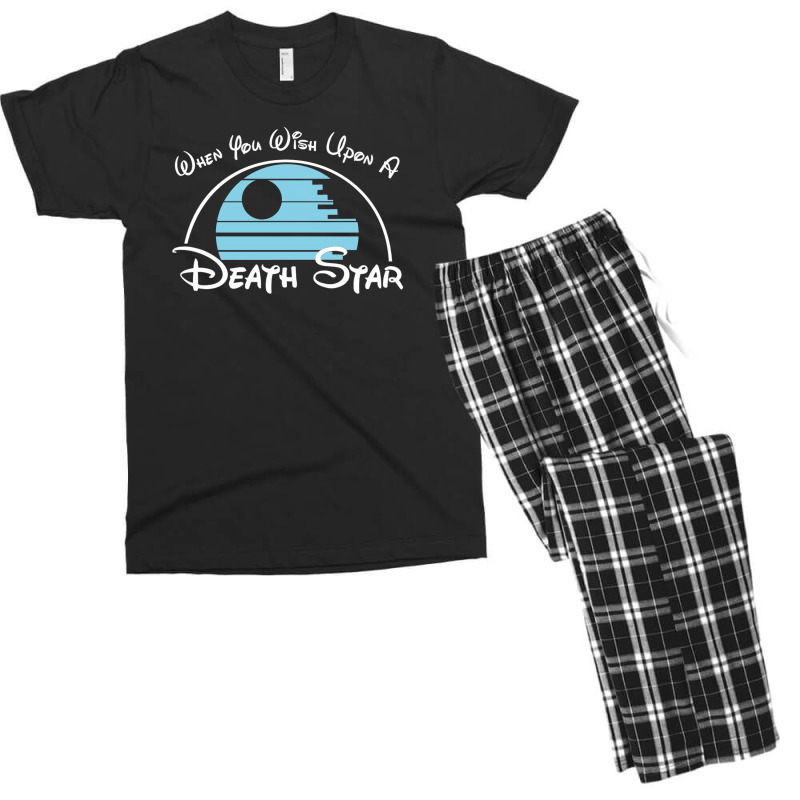 When You Wish Upon A Death Star Men's T-shirt Pajama Set | Artistshot