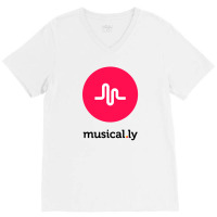 Musical.ly V-neck Tee | Artistshot