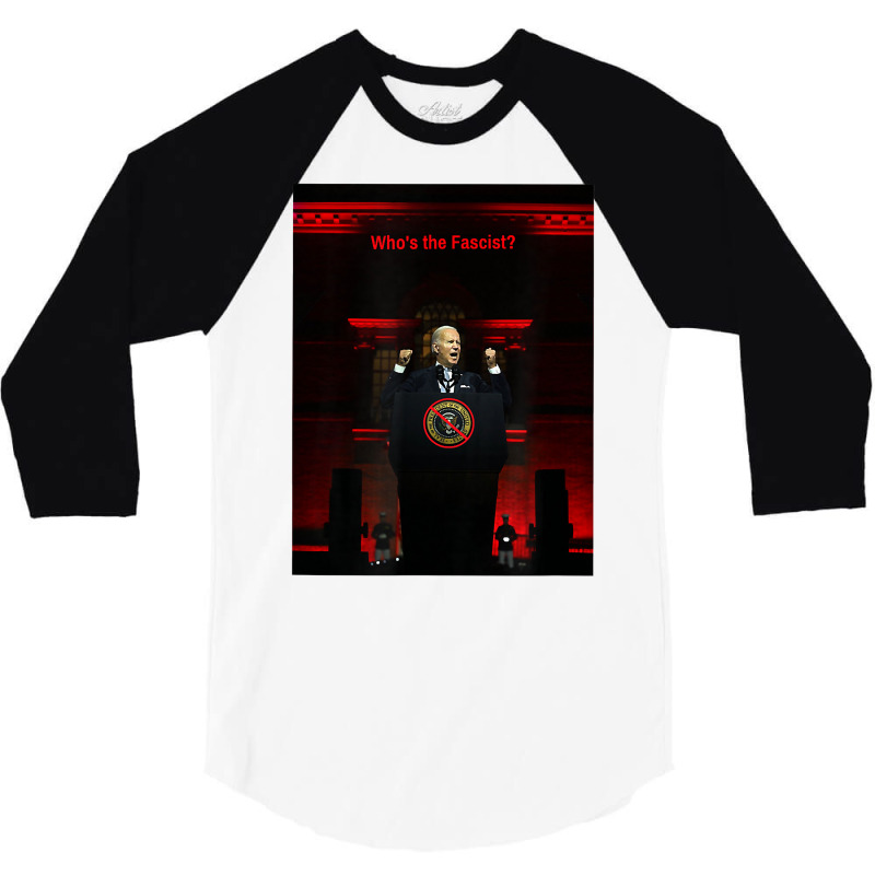 President Biden Delivers Anti Maga Speech T Shirt 3/4 Sleeve Shirt by cm-arts | Artistshot