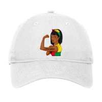 Messy Bun Guinea Bissau Flag For Womens Woman T Shirt Adjustable Cap | Artistshot