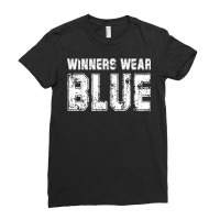 Winners Wear Blue Color War Camp Team Game Comp Boys Novelty T Shirt Ladies Fitted T-shirt | Artistshot