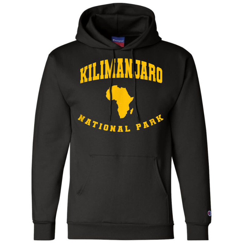 Kilimanjaro National Park Africa Champion Hoodie by August | Artistshot