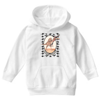 Realistic Spinosaurus Graphic With Black Dinosaur Pattern Sweatshirt Youth Hoodie | Artistshot