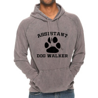 Kids Assistant Dog Walker Paw Print Kids T Shirt Vintage Hoodie | Artistshot