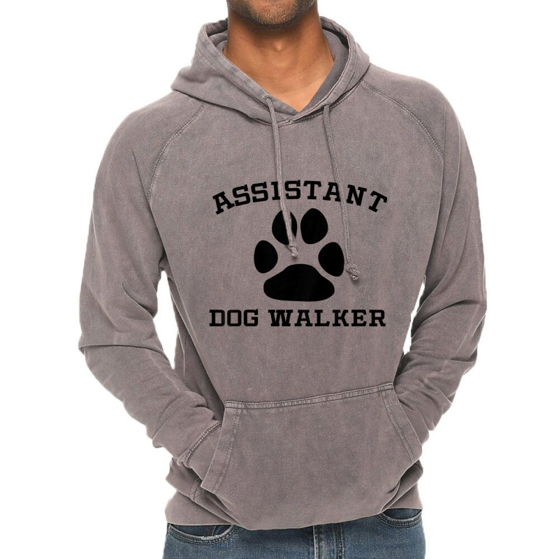 Kids Assistant Dog Walker Paw Print Kids T Shirt Vintage Hoodie by cm-arts | Artistshot