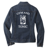 Gym And Tonic Ladies Denim Jacket | Artistshot