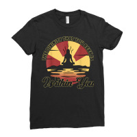 The Divinity Is Within You Reiki Healing Master Ladies Fitted T-shirt | Artistshot