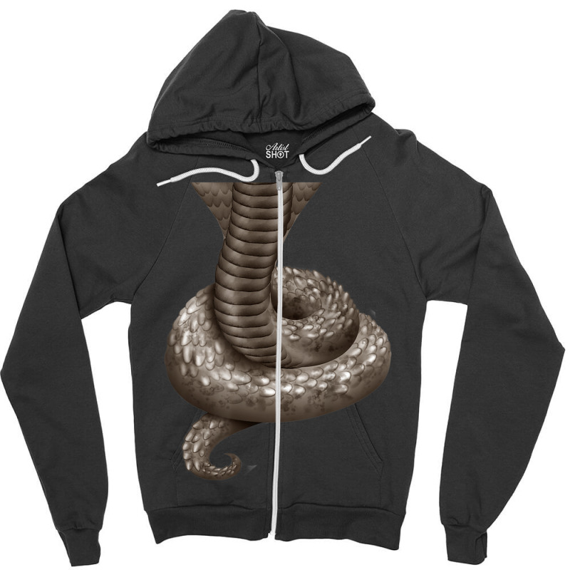 Headless Snake Halloween Costume With King Cobra Snake Body Zipper Hoodie | Artistshot