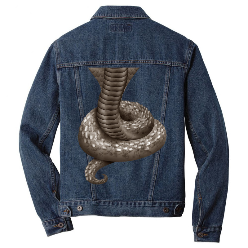 Headless Snake Halloween Costume With King Cobra Snake Body Men Denim Jacket | Artistshot