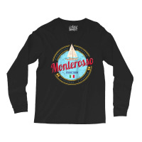 Monterosso Cinque Terre La Spezia Retro Italy Vintage Raglan Baseball Long Sleeve Shirts | Artistshot