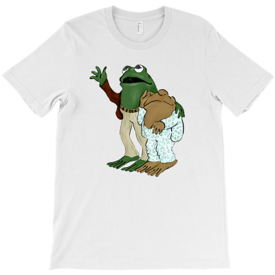 Frog And Toad Bye T-shirt Designed By Blavk