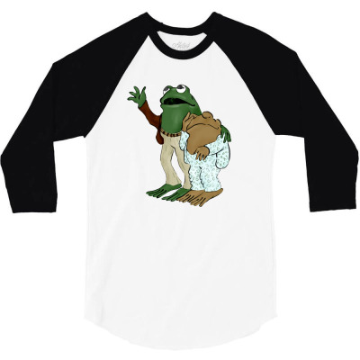 Frog And Toad Bye 3/4 Sleeve Shirt Designed By Blavk