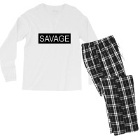 Savage Wh [tw] Men's Long Sleeve Pajama Set | Artistshot