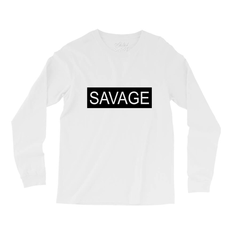 Savage Wh [tw] Long Sleeve Shirts | Artistshot