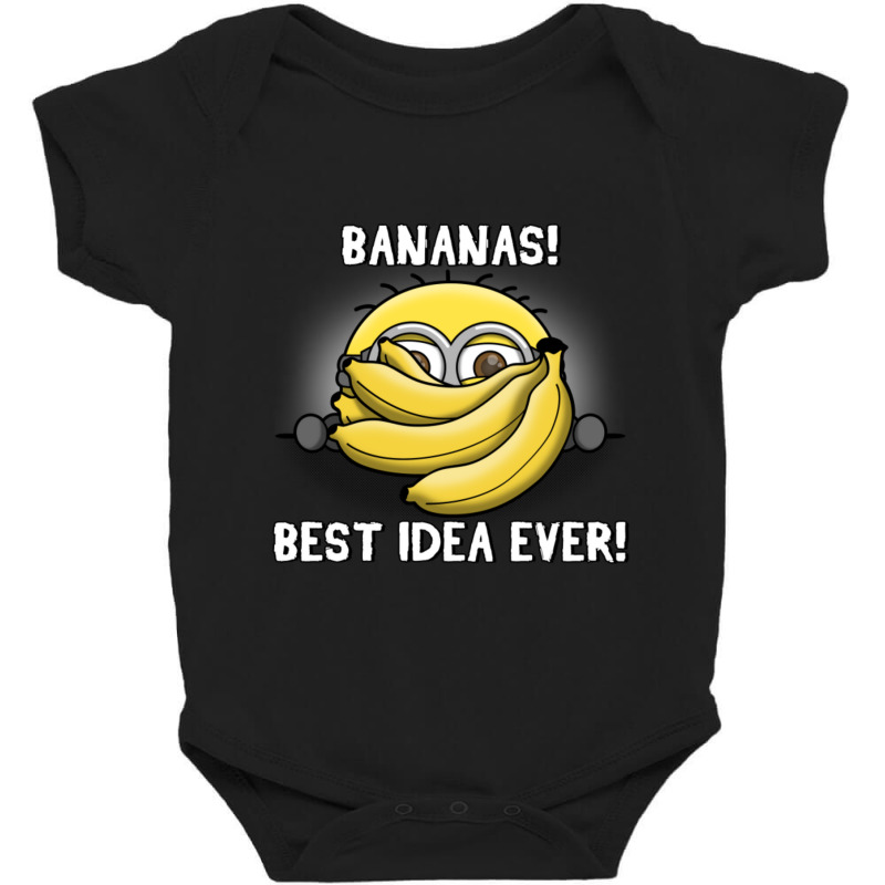 Bananas! Best Idea Ever! Baby Bodysuit by Kemriban527 | Artistshot