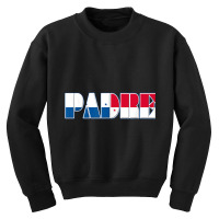 Panamanian Flag Padre Tee Shirt For Hispanic Fathers Day Youth Sweatshirt | Artistshot