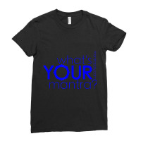 What's Your Mantra   Mantrapoly Sanskrit Meditation Tshirt Ladies Fitted T-shirt | Artistshot