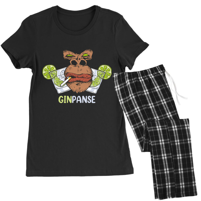 Ginpanse Monkey,  Ginpanse Monkey Vintage,  Ginpanse Monkey Art,  Ginp Women's Pajamas Set by SHPER904 | Artistshot