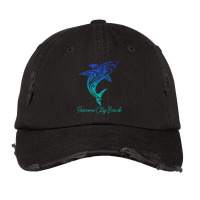 Panama City Beach Fl Shark Scuba Diving Surfer Florida Surf T Shirt Vintage Cap | Artistshot