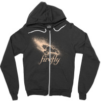 Firefly Silhouette Zipper Hoodie | Artistshot