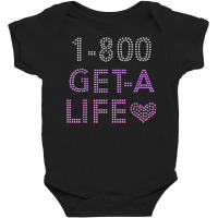 Woman Get A Life' Rhinestone Design For Woman Birthday Baby Bodysuit | Artistshot