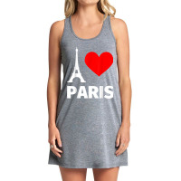 Paris Eiffel Tower   I Love Paris Shirt For Girls And Men Tank Dress | Artistshot