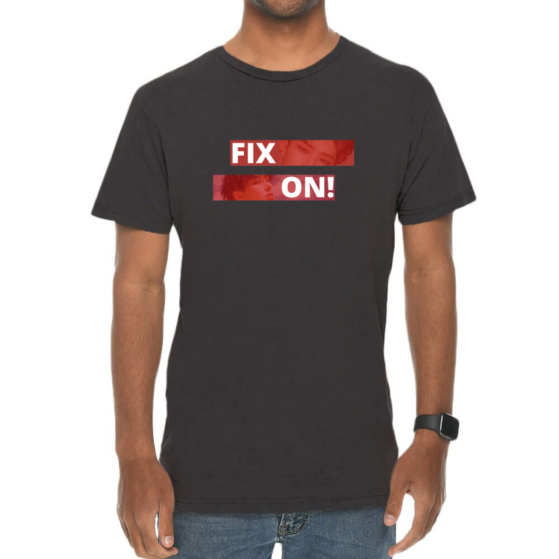 Fix On! - Mingi From Ateez Vintage T-shirt | Artistshot