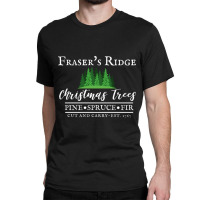 Fraser's Ridge Christmas Trees Holiday-vqh8y Classic T-shirt | Artistshot