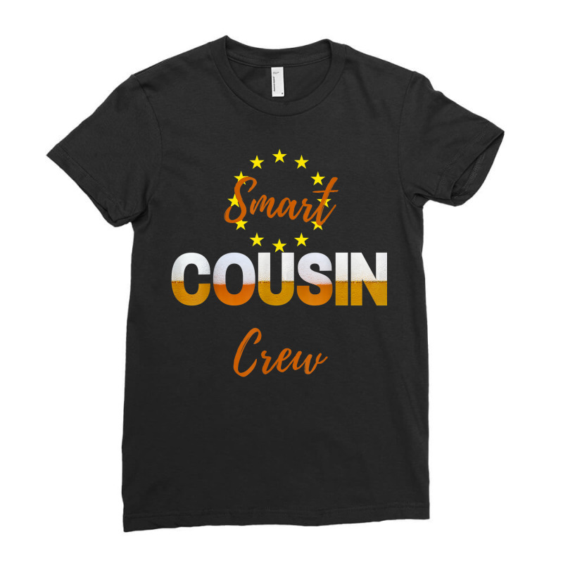 Smart Cousin Crew Ladies Fitted T-Shirt by Sombre | Artistshot