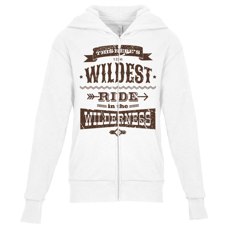 Big Thunder Mountain Wildest Ride Youth Zipper Hoodie | Artistshot