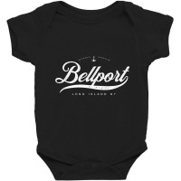 Bellport Long Island New York Vintage Retro T Shirt Baby Bodysuit | Artistshot