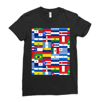 Flags Of Latin America Ladies Fitted T-shirt | Artistshot