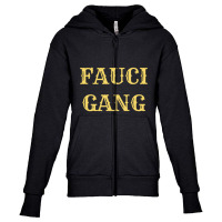 Fauci Gang-njzfi Youth Zipper Hoodie | Artistshot