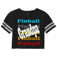 Pinball Grandpa Retro Video Game Arcade Player Winner Wizard Scorecard Crop Tee | Artistshot