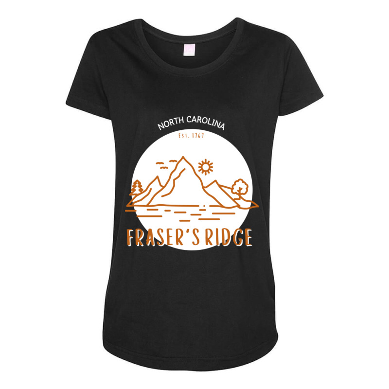 Fraser's Ridge North Carolina 1767 Sassenach Maternity Scoop Neck T-shirt by Kosdapen517 | Artistshot