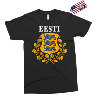 Estonia Eesti National Coat Of Arms Raglan Baseball Tee Exclusive T-shirt | Artistshot