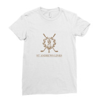 St Andrews Links Ladies Fitted T-shirt | Artistshot