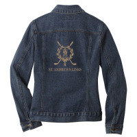 St Andrews Links Ladies Denim Jacket | Artistshot